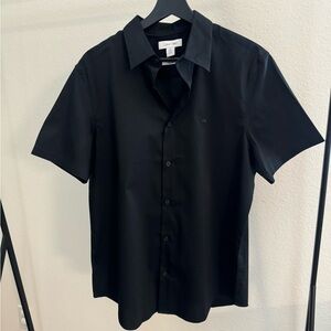 Calvin Klein Men's Black Button Down Shirt